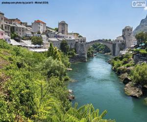 Puzzle Mostar, Bosnie-Herzégovine