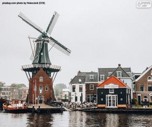 Puzzle Moulin De Adriaan, Haarlem, Pays-Bas