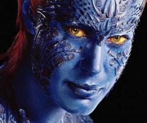 Puzzle Mystique est una supervilaina humana mutant qui peut se transformer en n'importe quel humanoïde