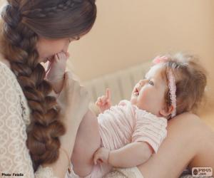 Puzzle Mère et son bébé