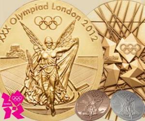 Puzzle Médailles de Londres 2012