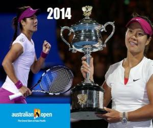 Puzzle Na Li champion Open Australie 2014