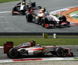 Puzzle Narain Karthikeyan HRT 2012