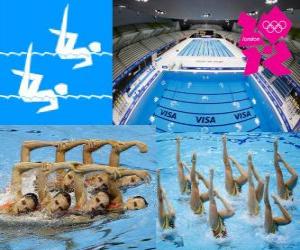 Puzzle Natation synchronisée - Londres 2012-