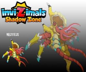 Puzzle Nautilus. Invizimals Shadow Zone. Il vit dans la mer profonde et utiliser ses tentacules comme des armes électrisante