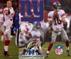 Puzzle New York Giants champion NFC 2011