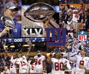 Puzzle New York Giants champion Super Bowl 2012 