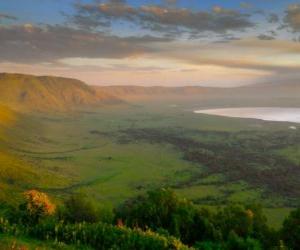 Puzzle Ngorongoro Crater, Ngorongoro Conservation Area, Tanzanie