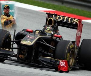 Puzzle Nick Heidfeld - Renault - Sepang, Grand Prix de Malaisie (2011) (3e place)