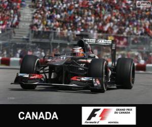 Puzzle Nico Hülkenberg - Sauber - Circuit Gilles-Villeneuve, Montréal, 2013