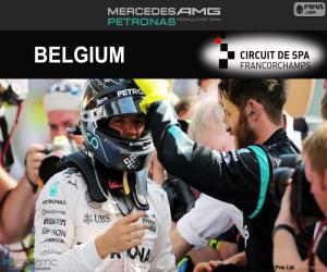 Puzzle Nico Rosberg, GP de Belgique 2016