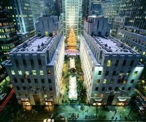 Puzzle Noël au Rockefeller Center