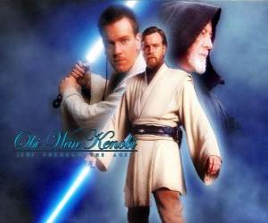 Puzzle Obi-Wan Kenobi, un des maîtres Jedi