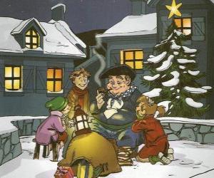 Puzzle Olentzero est un personnage qui apporte des cadeaux le jour de Noël au Pays Basque et en Navarre