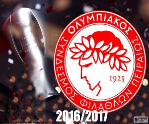 Puzzle Olympiacos FC champion 2016-2017