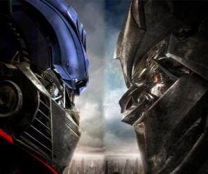 Puzzle Optimus vs Megatron