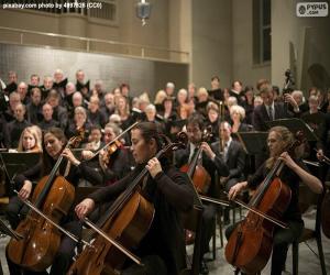 Puzzle Orchestre de musique classique