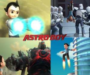 Puzzle Ou Astro Boy AstroBoy, la lutte contre ses ennemis