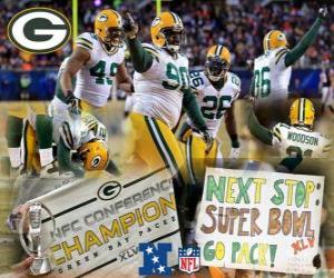 Puzzle Packers de Green Bay champion NFC 2010-11