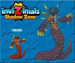 Puzzle Pahoehoe. Invizimals Shadow Zone. La déesse des volcans vie dans le palais du feu