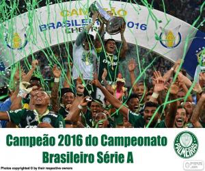 Puzzle Palmeiras, champion Brésil 2016