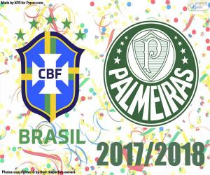 Puzzle Palmeiras, champion brésilien 2018