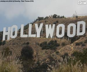 Puzzle Panneau Hollywood