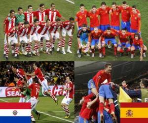 Puzzle Paraguay - Espagne, quart de finale, Afrique du Sud 2010