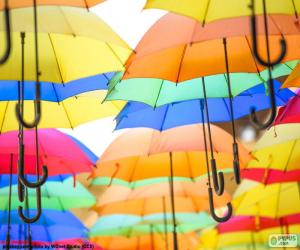 Puzzle Parapluie de couleurs