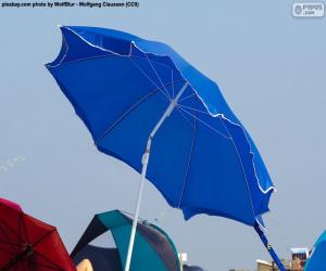 Puzzle Parasol bleu