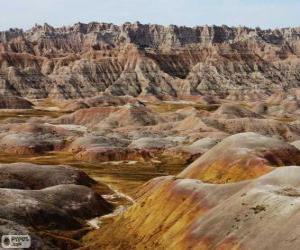 Puzzle Parc national des Badlands, États-Unis