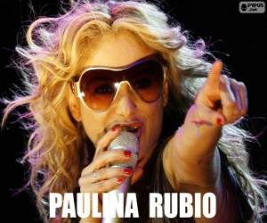 Puzzle Paulina Rubio chanteur mexicain