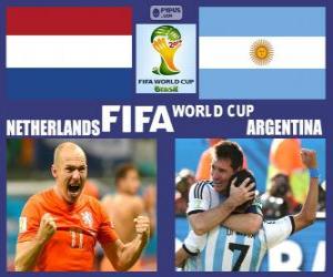 Puzzle Pays-Bas - Argentine, demi-finales, Brésil 2014