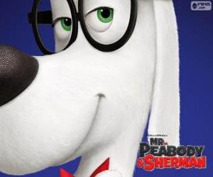 Puzzle Peabody, le chien, l'inventeur