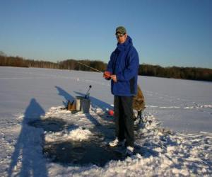 Puzzle Pêche sur glace