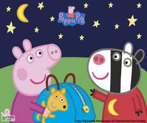 Puzzle Peppa pig et Zoe Zebra