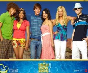 Puzzle Personnages principaux de High School Musical 2