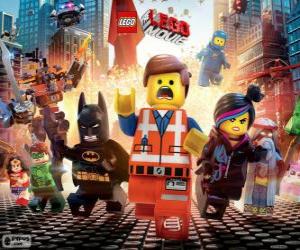 Puzzle Personnages principaux du film Lego