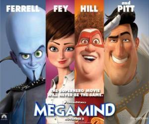 Puzzle personnages principaux Megamind