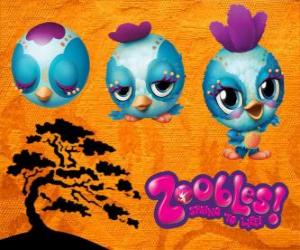 Puzzle Petit oiseau Zooble de Petagonia