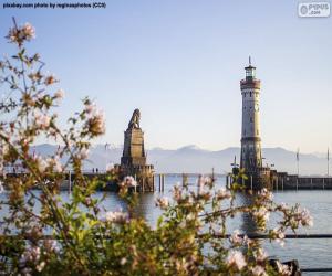 Puzzle Phare de Lindau, Allemagne