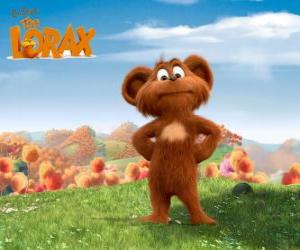 Puzzle Pip, Pipsqueak est un animal Bar-ba-butin, qui aime à imiter le Lorax