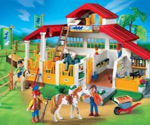 Puzzle Playmobil ferme