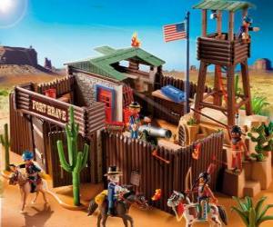 Puzzle Playmobil Fort
