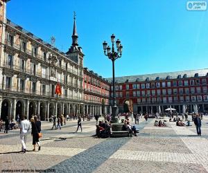 Puzzle Plaza Mayor, Madrid