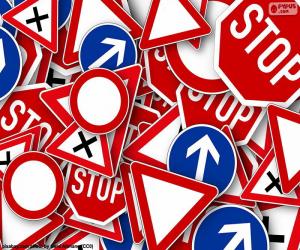 Puzzle Plusieurs feux de signalisation