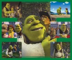 Puzzle Plusieurs images de Shrek