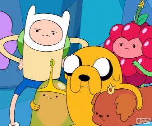 Puzzle Plusieurs personnages du Adventure Time