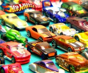 Puzzle Plusieurs voitures Hot Wheels