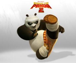 Puzzle Po est le principal protagoniste de l'aventure du film Kung Fu Panda 2